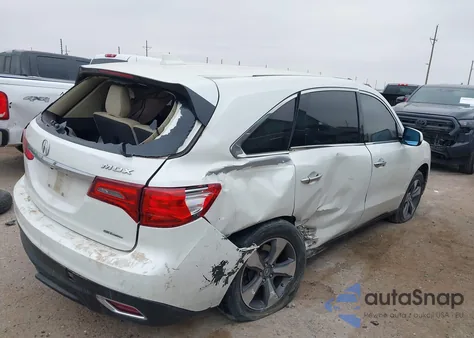 2014 Acura Mdx from USA, damaged, VIN 5FRYD4H21EB009964